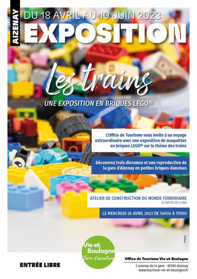 Exposition LEGO Expo LEGO Les Trains Aizenay 2023 à Aizenay (85190)