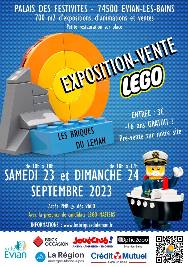 Exposition LEGO Expo LEGO Les Briques du Léman 2023 à Evian-les-Bains (74500)