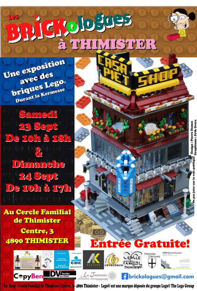 Exposition LEGO Expo LEGO Les BRICKologues 2023 à Thimister (4890)