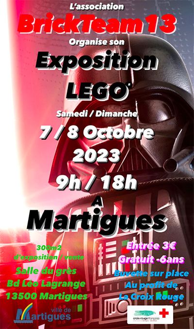 Exposition LEGO Expo LEGO BrickTeam13 2023 à Martigues (13500)