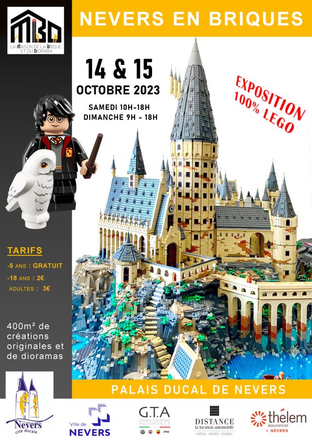 Exposition LEGO Expo LEGO Nevers en Briques 2023 à Nevers (58000) Exposition LEGO Expo LEGO Nevers en Briques 2023 à Nevers (58000)