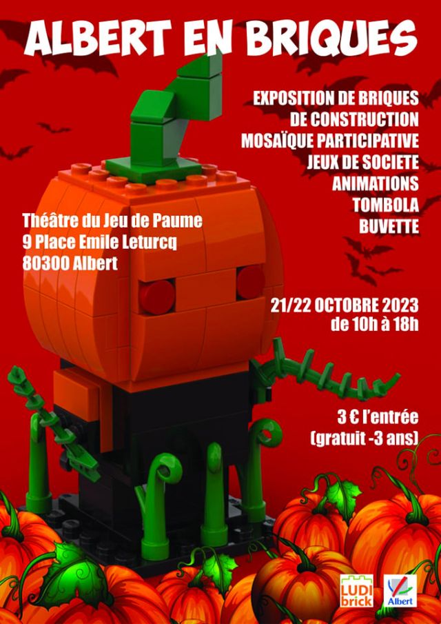Exposition LEGO Expo LEGO Albert en Briques 2023 à Albert (80300) Exposition LEGO Expo LEGO Albert en Briques 2023 à Albert (80300)