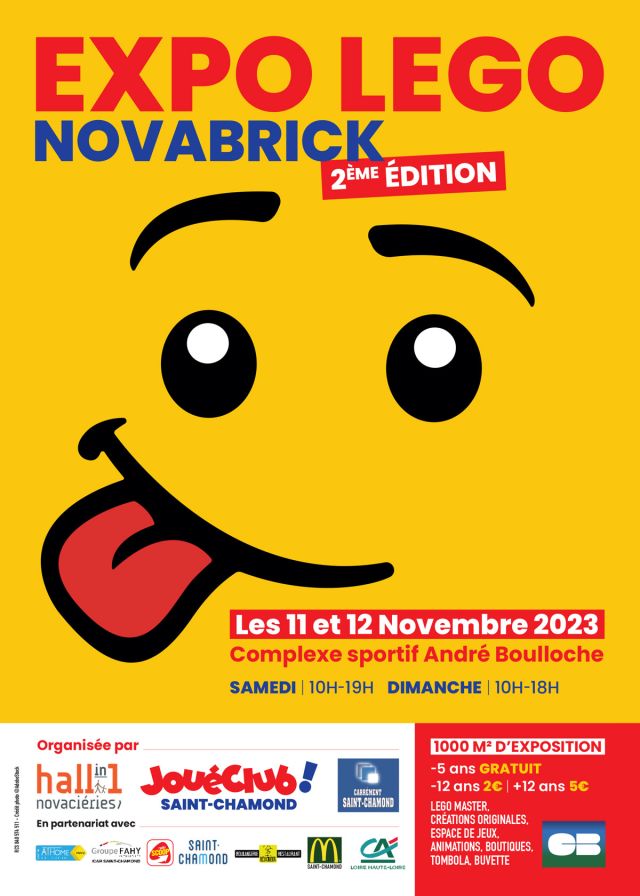 Exposition LEGO Expo LEGO Novabrick 2023 à Saint-Chamond (42400)