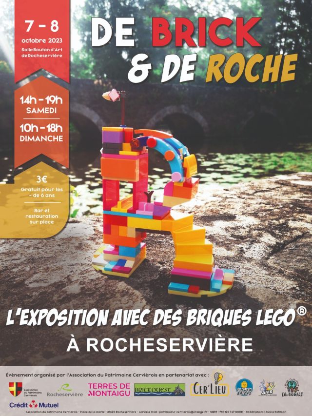 Exposition LEGO Expo LEGO De Brick & De Roche 2023 à Rocheservière (85620)