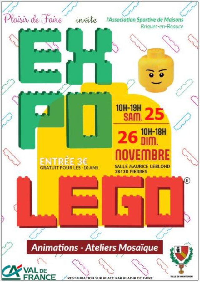 Exposition LEGO Expo LEGO Briques-en-Beauce 2023 à Pierres (28130)
