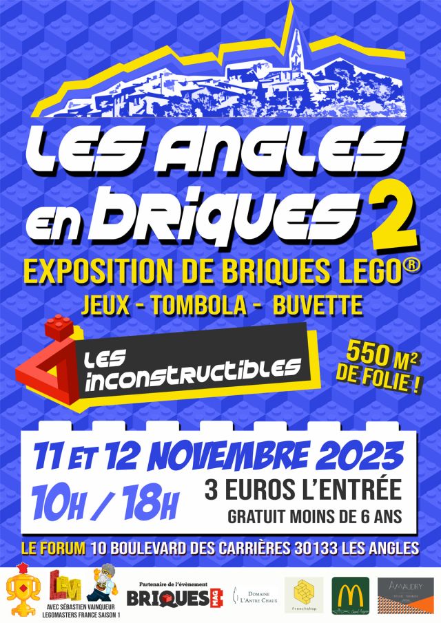 Exposition LEGO Expo LEGO Les Angles en Briques 2023 à Les Angles (30133)