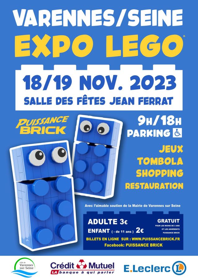 Exposition LEGO Expo LEGO Puissance Brick Varennes 2023 à Varennes sur Seine (77130)