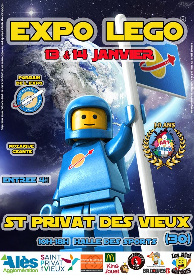 Exposition LEGO Expo LEGO Art of Brick 2024 à Saint-Privat-des-Vieux (30340)
