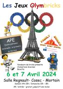 Exposition LEGO Mortain (50140) - Expo LEGO Les Jeux Olymbricks 2024