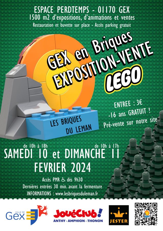 Exposition LEGO Expo LEGO Gex en Briques 2024 à Gex (01170)