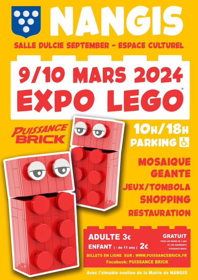 Exposition LEGO Expo LEGO Puissance Brick Nangis 2024 à Nangis (77370) Exposition LEGO Expo LEGO Puissance Brick Nangis 2024 à Nangis (77370)