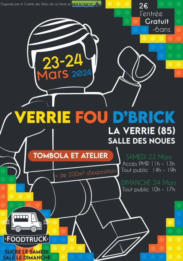Exposition LEGO Expo LEGO Verrie Fou D'Brick 2024 à La Verrie (85130)