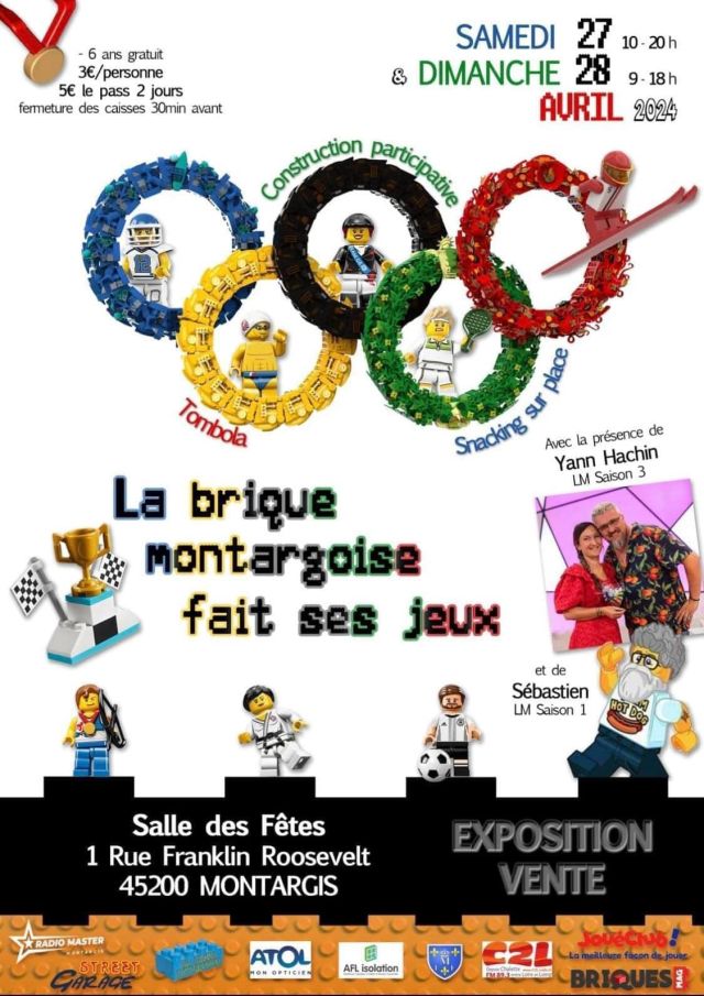 Exposition LEGO Expo LEGO La brique montargoise fait ses jeux 2024 à Montargis (45200)