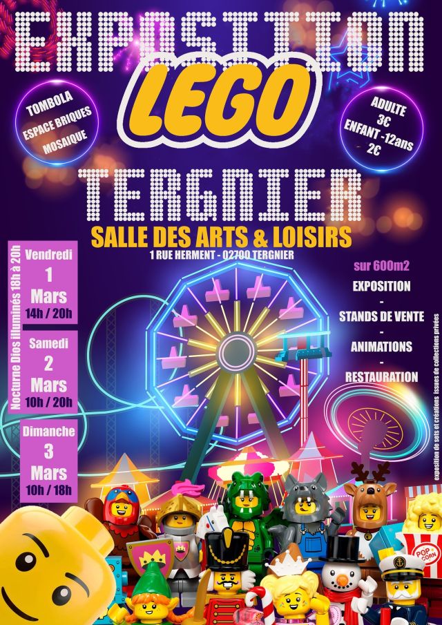 Exposition LEGO Expo LEGO Tergnier 2024 à Tergnier (02700) Exposition LEGO Expo LEGO Tergnier 2024 à Tergnier (02700)