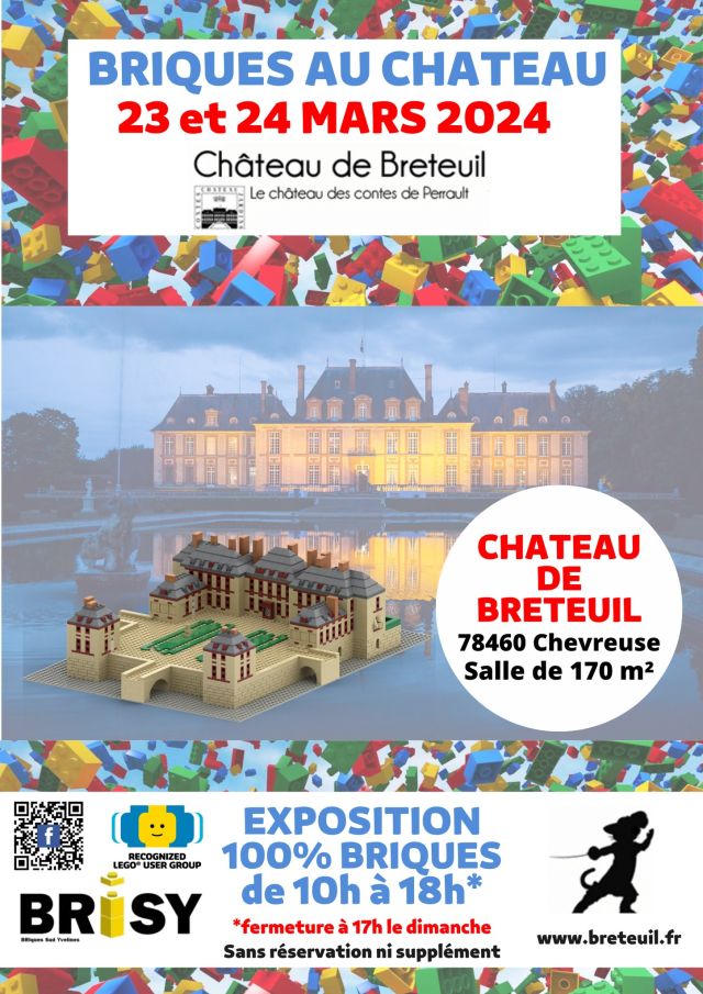 Exposition LEGO Expo LEGO Briques au Château de Breteuil 2024 à Chevreuse (78460)