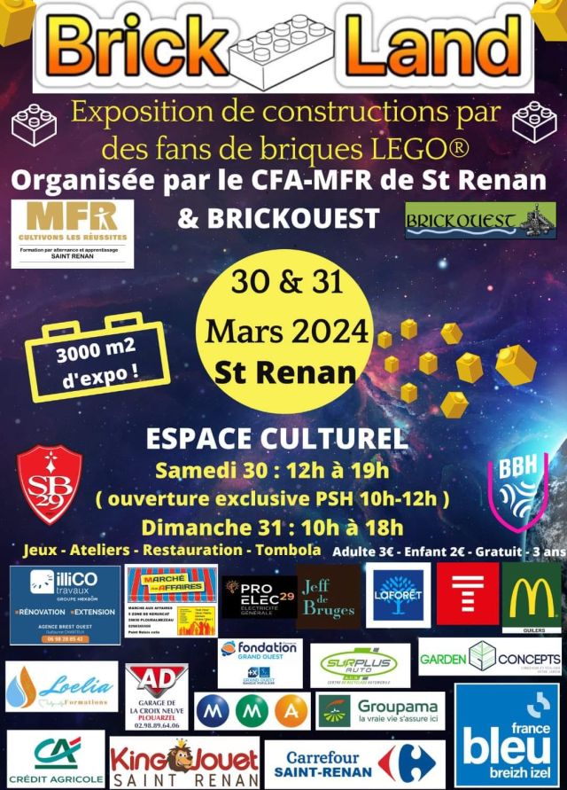 Exposition LEGO Expo LEGO Brick Land 2024 à Saint-Renan (29200)