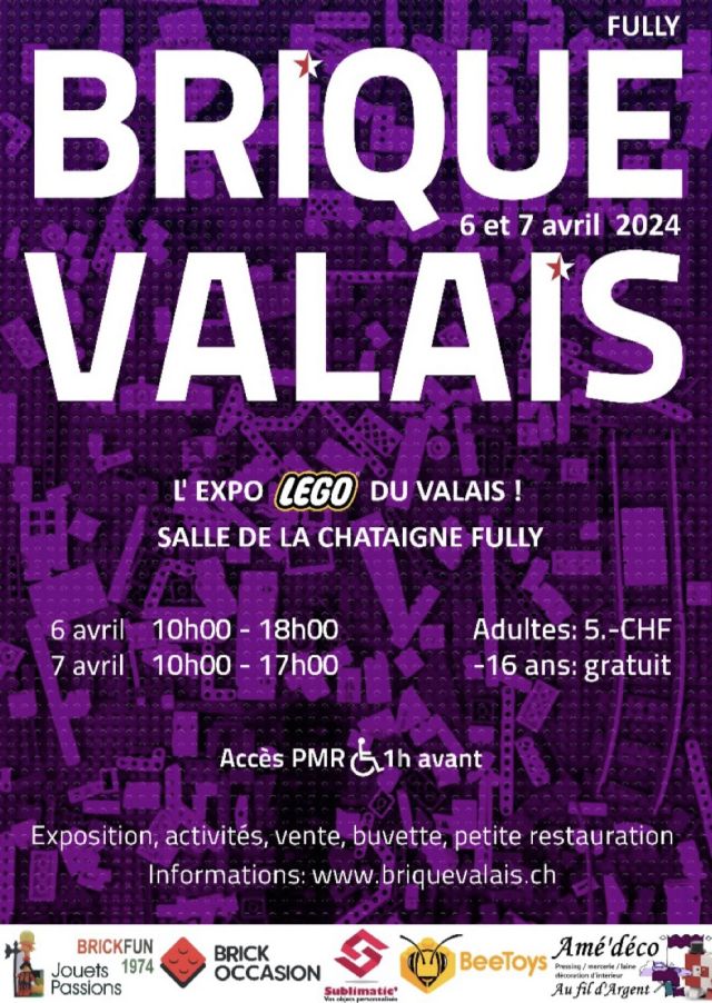 Exposition LEGO Expo LEGO Brique Valais 2024 à Fully (1926)