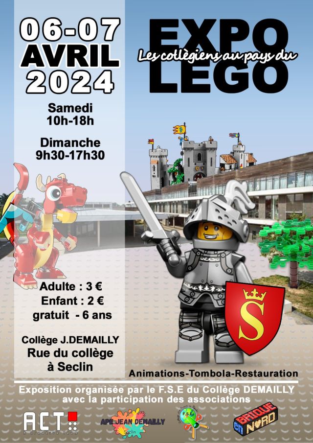 Exposition LEGO Expo LEGO Seclin 2024 à Seclin (59113)
