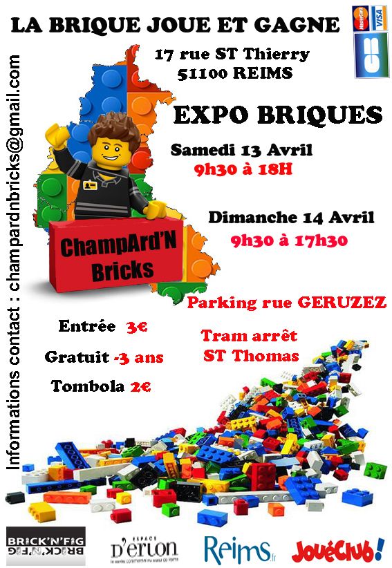 Exposition LEGO Expo LEGO ChampArd'N Bricks 2024 à Reims (51)