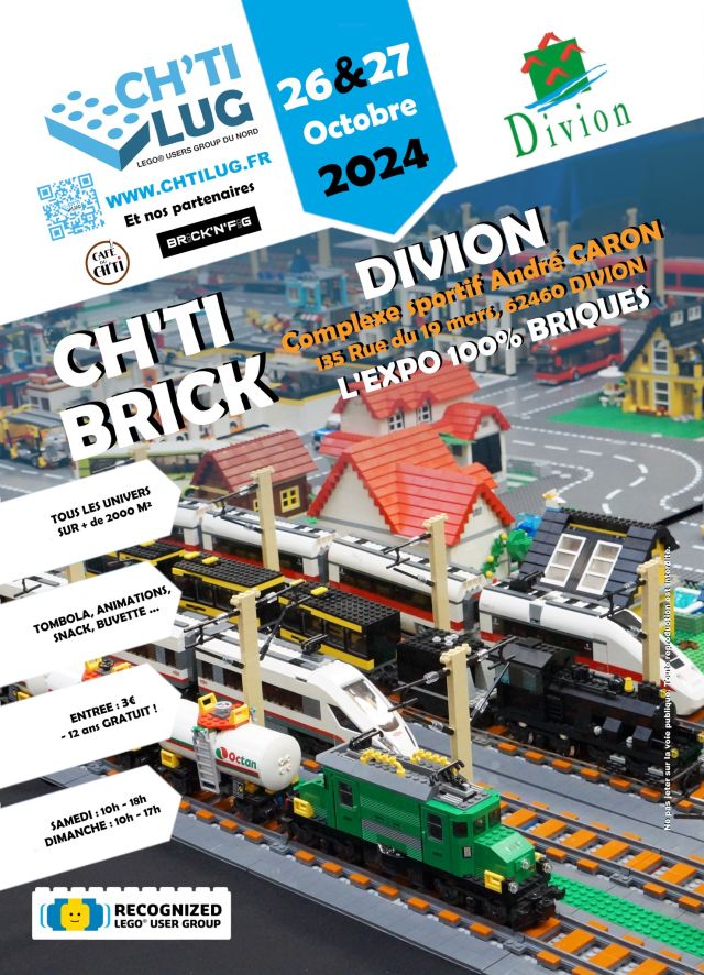 Exposition LEGO Expo LEGO Ch'ti Brick Divion 2024 à Divion (62460) Exposition LEGO Expo LEGO Ch'ti Brick Divion 2024 à Divion (62460)