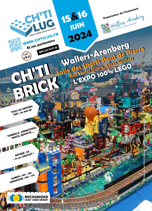 Exposition LEGO Expo LEGO Ch'ti Brick Wallers-Arenberg 2024 à Wallers (59135) Exposition LEGO Expo LEGO Ch'ti Brick Wallers-Arenberg 2024 à Wallers (59135)