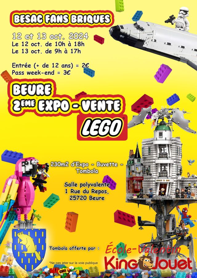 Exposition LEGO Expo LEGO Beure 2024 à Beure (25720) Exposition LEGO Expo LEGO Beure 2024 à Beure (25720)