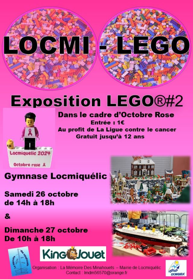 Exposition LEGO Expo LEGO Locmiquélic 2024 à Locmiquelic (56570) Exposition LEGO Expo LEGO Locmiquélic 2024 à Locmiquelic (56570)