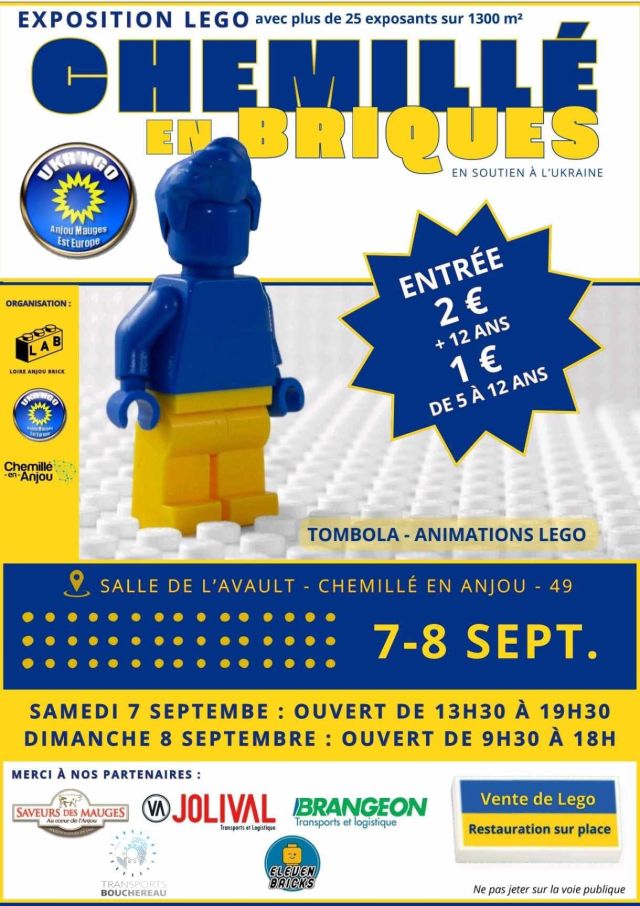Exposition LEGO Expo LEGO Chemillé en Briques 2024 à Chemillé en Anjou (49120)