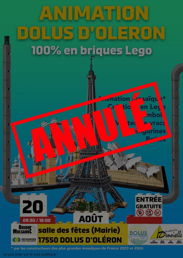 Exposition LEGO Animation LEGO Dolus d'Oléron 2024 à Dolus d'Oléron (17550)