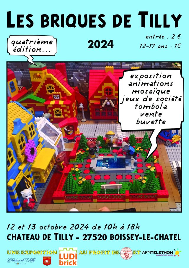 Exposition LEGO Expo LEGO Les Briques de Tilly 2024 à Boissey-le-Chatel (27520) Exposition LEGO Expo LEGO Les Briques de Tilly 2024 à Boissey-le-Chatel (27520)