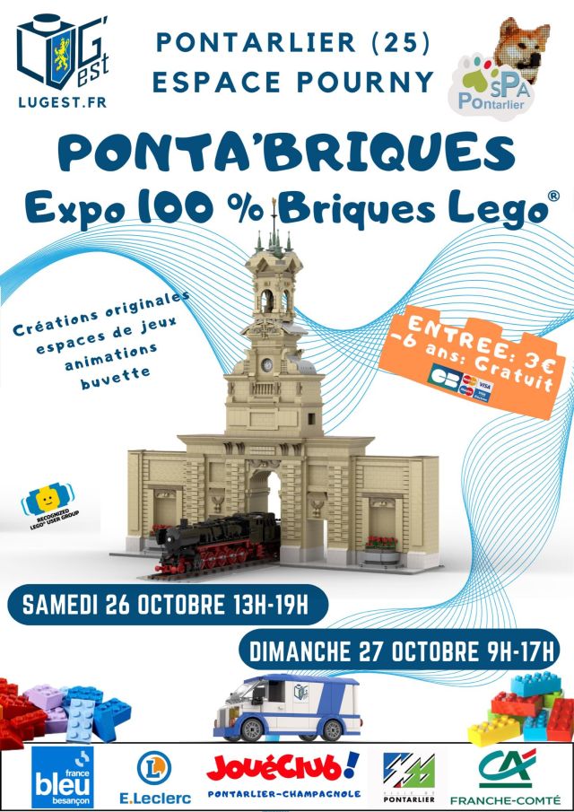 Exposition LEGO Expo LEGO Ponta'Briques 2024 à Pontarlier (25300) Exposition LEGO Expo LEGO Ponta'Briques 2024 à Pontarlier (25300)