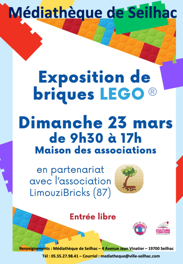Exposition LEGO Expo LEGO Seilhac 2025 à Seilhac (19700) Exposition LEGO Expo LEGO Seilhac 2025 à Seilhac (19700)