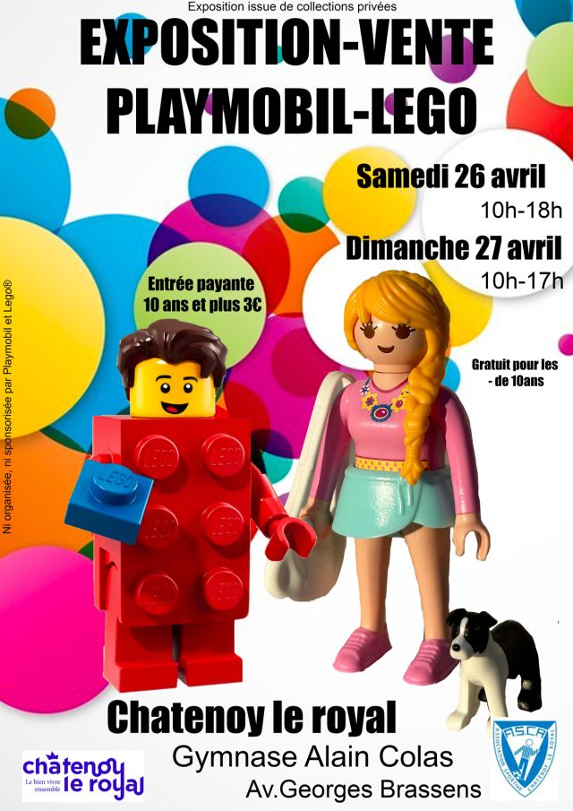 Exposition LEGO Expo LEGO Playmobil Chatenoy Le Royal 2025 à Chatenoy Le Royal (71880)