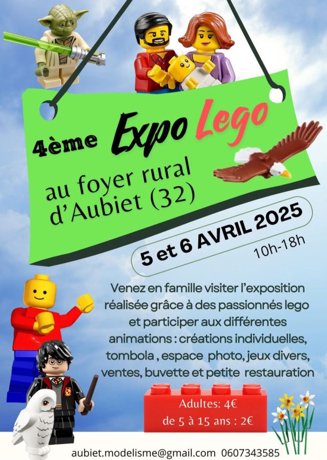 Exposition LEGO Expo LEGO Aubiet 2025 à Aubiet (32270) Exposition LEGO Expo LEGO Aubiet 2025 à Aubiet (32270)