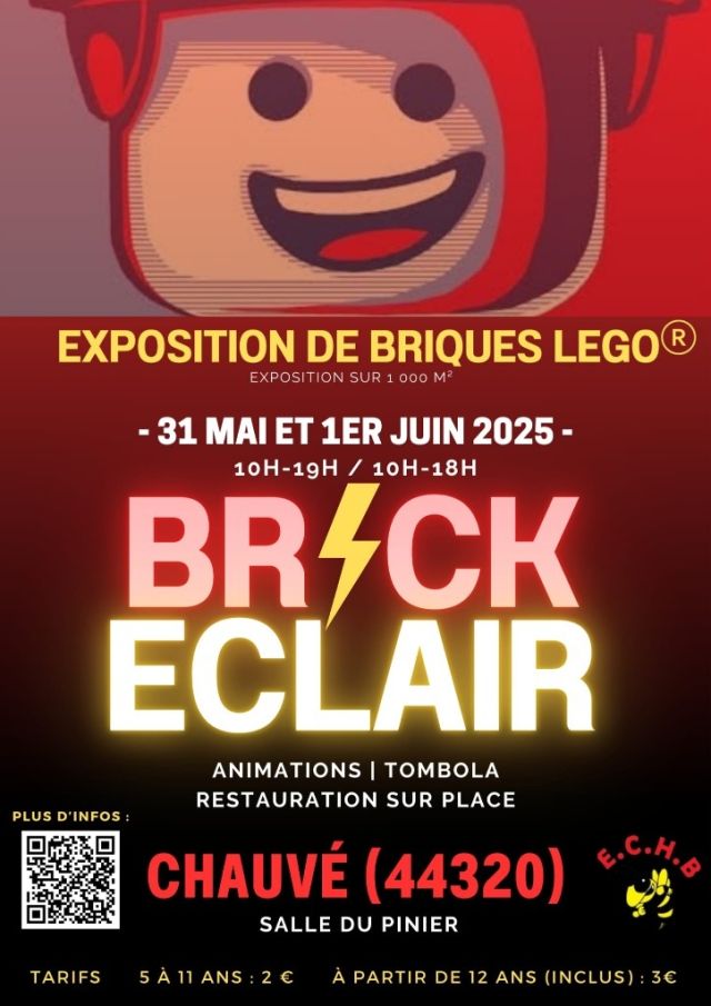 Exposition LEGO Expo LEGO Brick Eclair 2025 à Chauvé (44320)