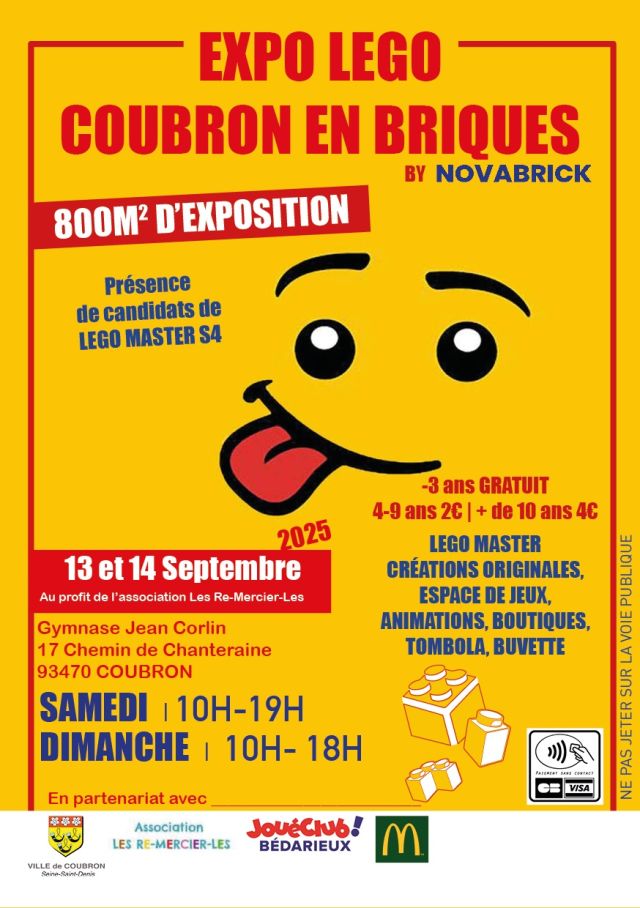 Exposition LEGO Expo LEGO Coubron en Briques 2025 à Coubron (93470)