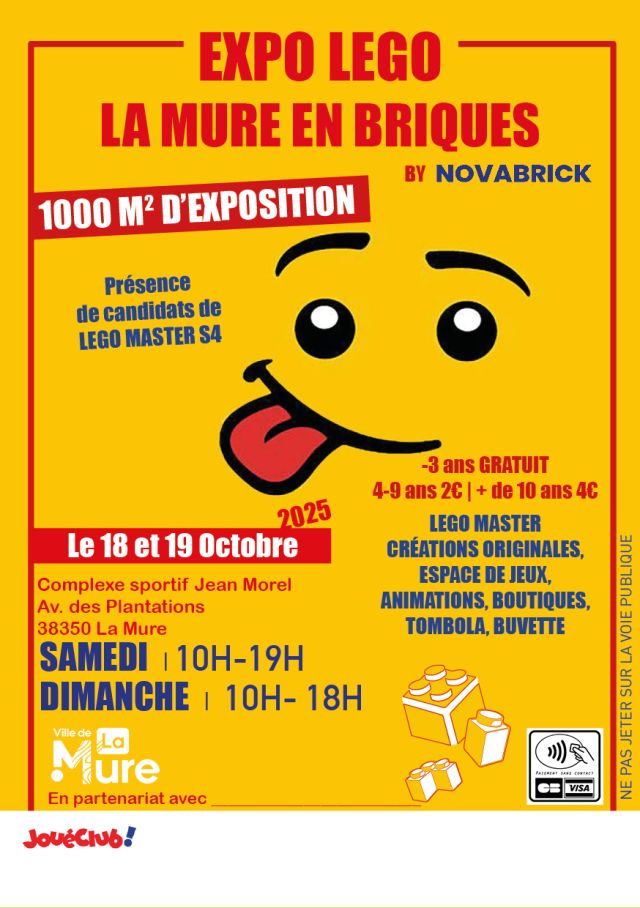 Exposition LEGO Expo LEGO La Mure en Briques 2025 à La Mure (38350)