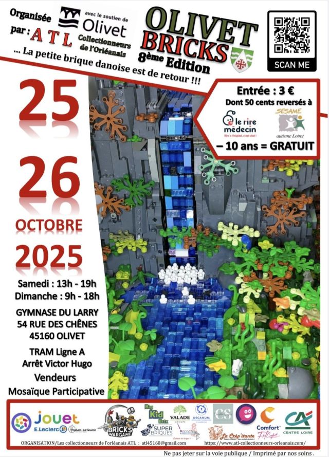 Exposition LEGO Expo LEGO Olivet Bricks 2025 à Olivet (45160) Exposition LEGO Expo LEGO Olivet Bricks 2025 à Olivet (45160)