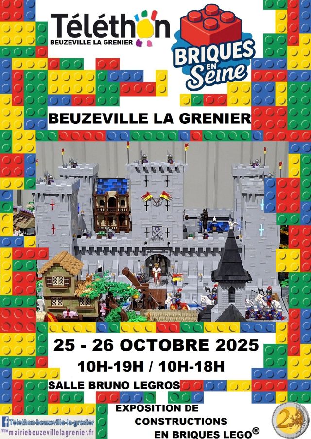 Exposition LEGO Expo LEGO Briques en Seine 2025 à Beuzeville-la-Grenier (76210) Exposition LEGO Expo LEGO Briques en Seine 2025 à Beuzeville-la-Grenier (76210)
