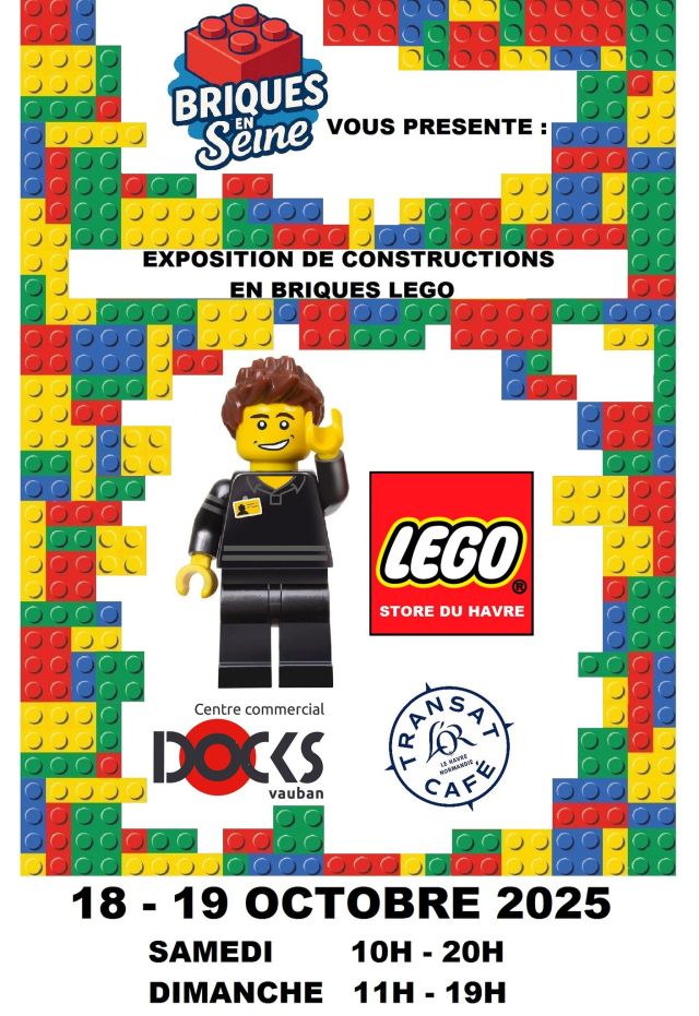 Exposition LEGO Expo LEGO Briques en Seine - Docks Vauban 2025 à Le Havre (76600)