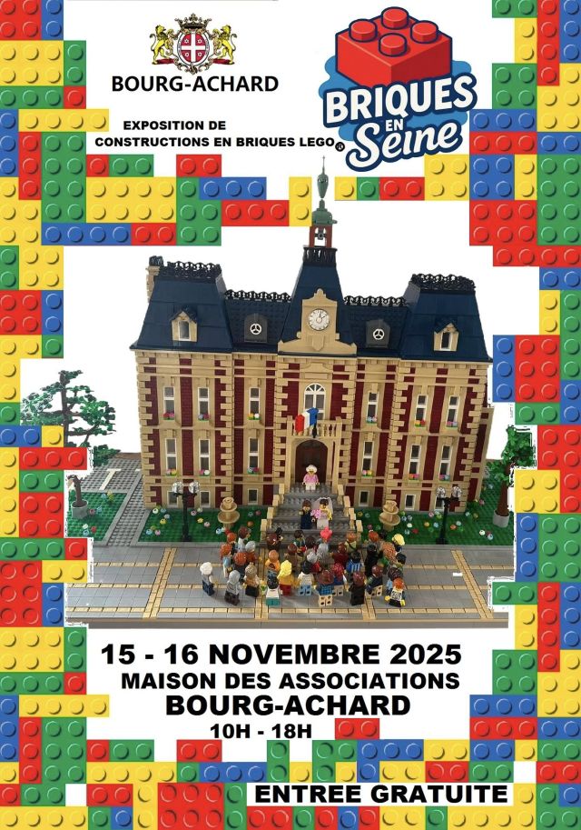 Exposition LEGO Expo LEGO Briques en Seine - Bourg-Achard 2025 à Bourg-Achard (27310) Exposition LEGO Expo LEGO Briques en Seine - Bourg-Achard 2025 à Bourg-Achard (27310)