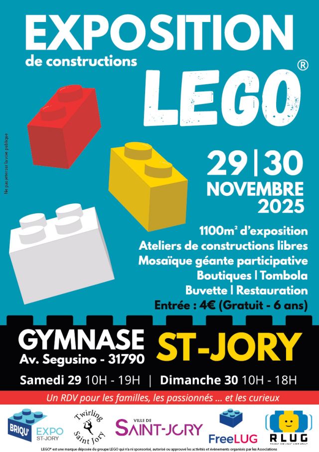 Exposition LEGO Expo LEGO Saint-Jory 2025 à Saint-Jory (31790) Exposition LEGO Expo LEGO Saint-Jory 2025 à Saint-Jory (31790)
