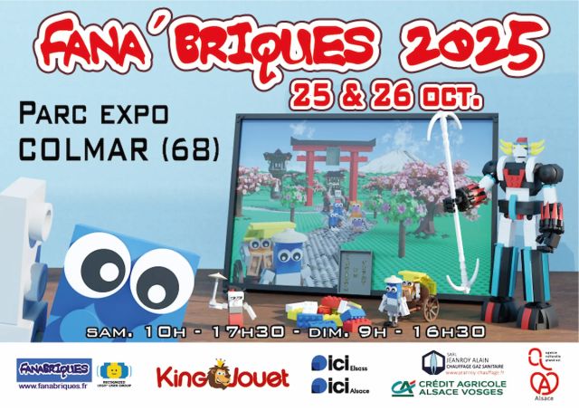 Exposition LEGO Expo LEGO Fana'Briques 2025 à Colmar (68000) Exposition LEGO Expo LEGO Fana'Briques 2025 à Colmar (68000)