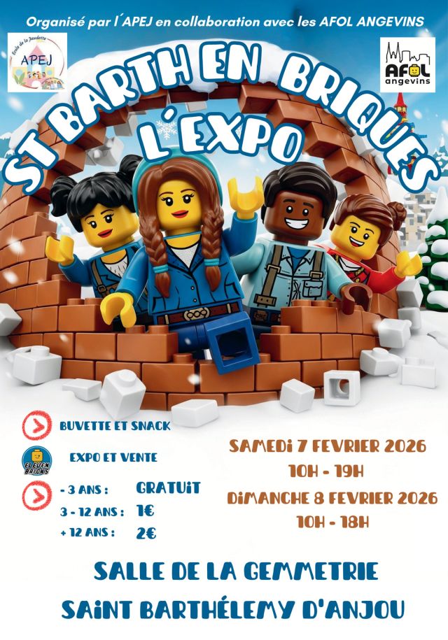 Exposition LEGO Expo LEGO St Barth en Briques 2025 à Saint-Barthélemy-d'Anjou (49124)