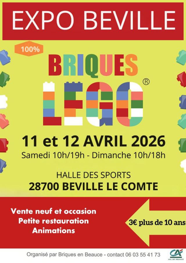 Exposition LEGO Expo LEGO Beville 2026 à Béville-le-Comte (28700)