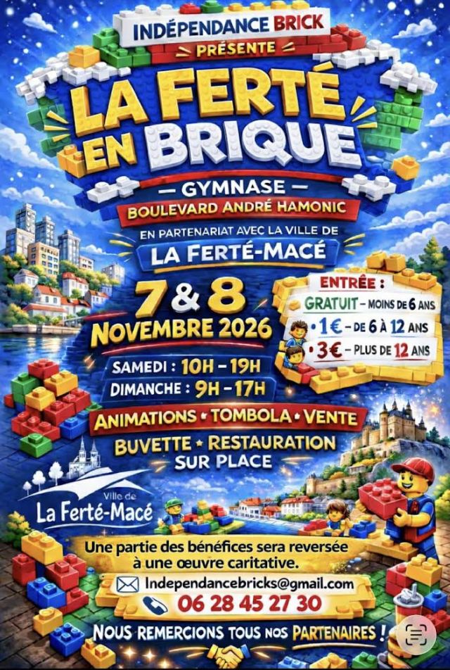 Exposition LEGO Expo LEGO La Ferté en Brique 2026 à La Ferté-Macé (61600)