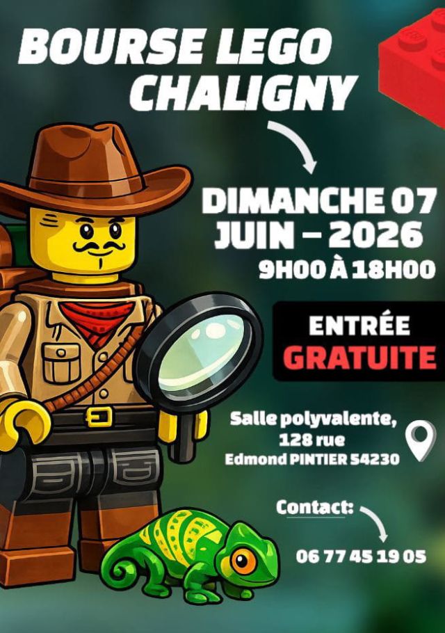 Exposition LEGO Bourse LEGO Chaligny 2026 à Chaligny (54230)