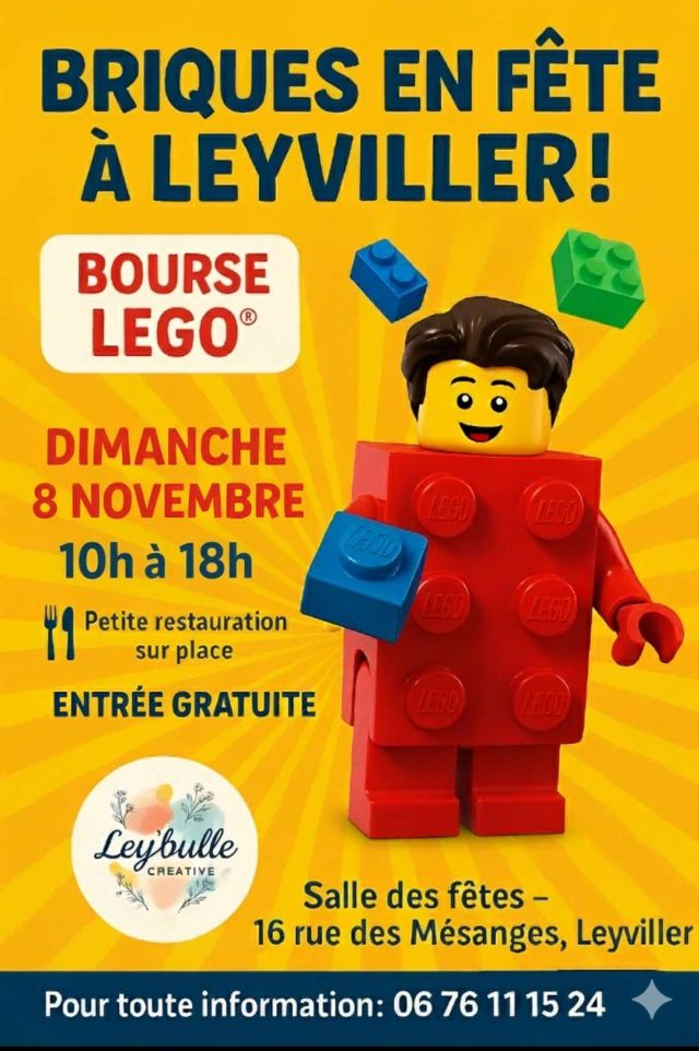 Exposition LEGO Bourse LEGO Briques en Fête à Leyviller 2026 à Leyviller (57660)