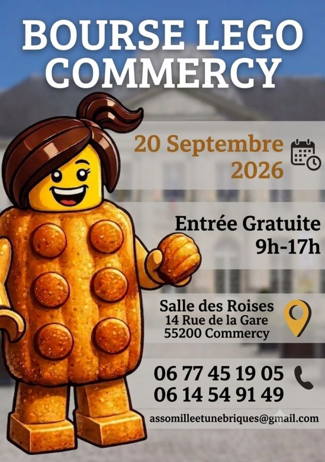 Exposition LEGO Bourse LEGO Commercy 2026 à Commercy (55200)
