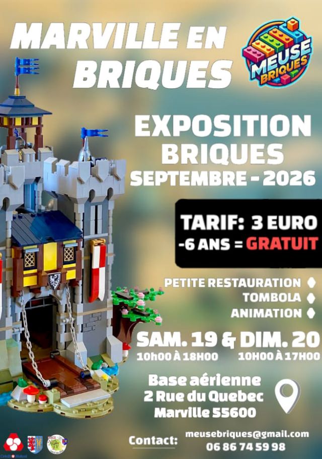 Exposition LEGO Expo LEGO Marville en Briques 2026 à Marville (55600)